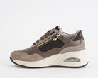 Sneakers con zeppa Keys K-13610 Taupe