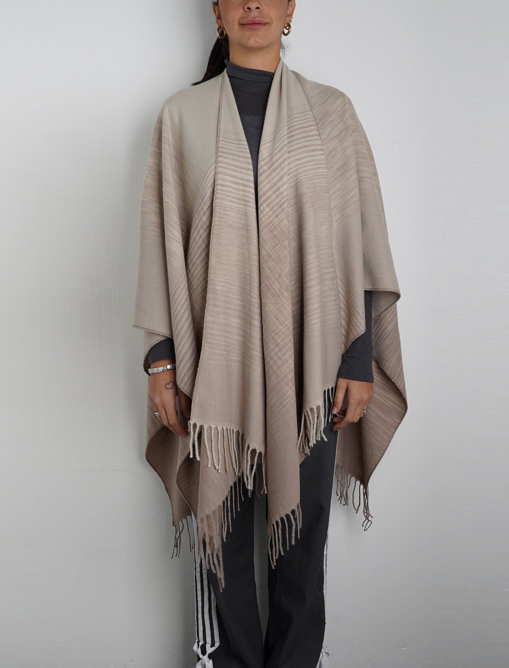 Poncho MARC ELLIS MES-234 Taupe Donna