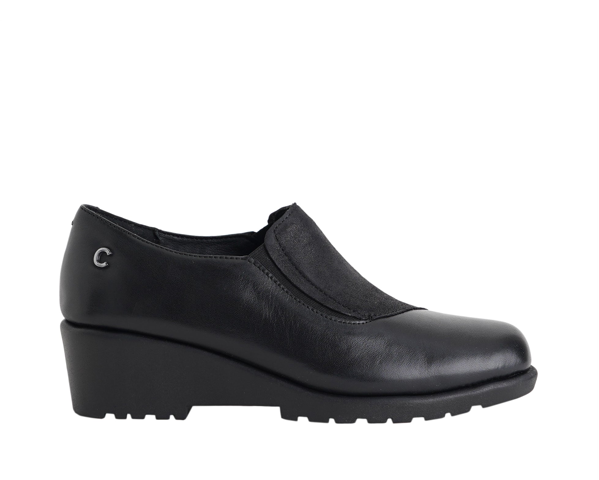 Sneakers slip-on con zeppa CINZIA SOFT IV2323976 Nero Donna