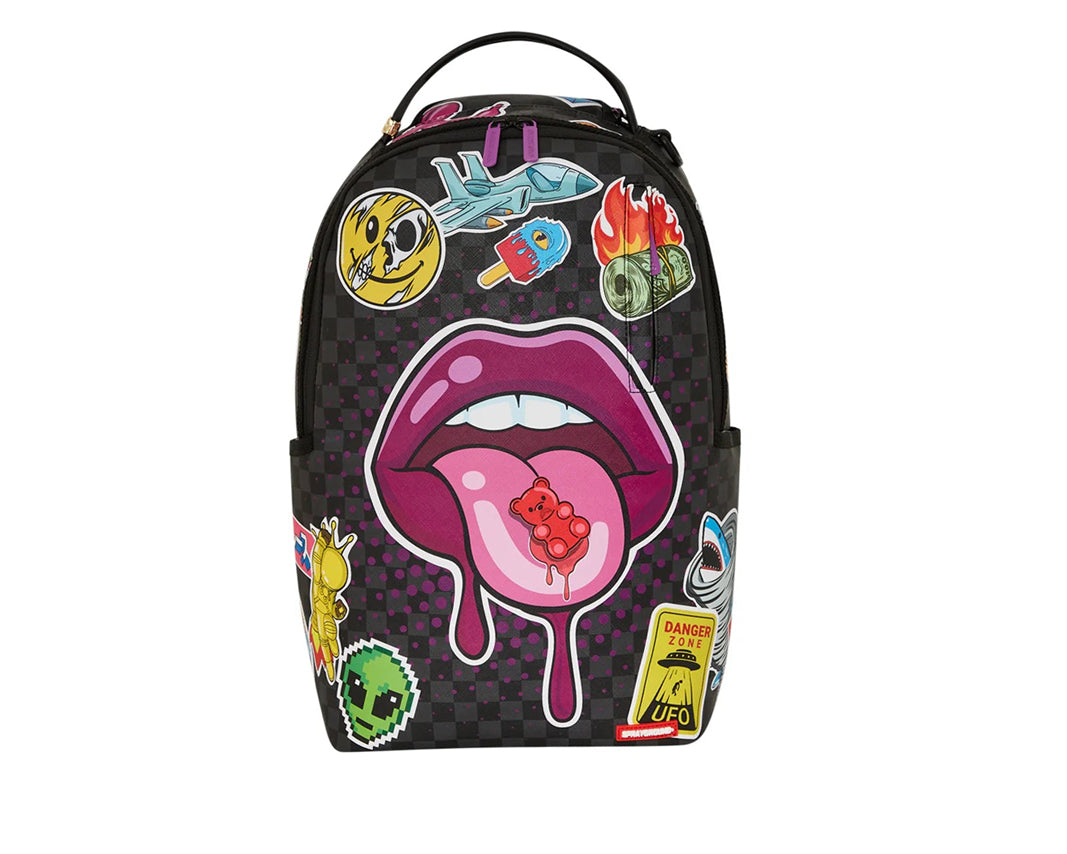 Zaino SPRAYGROUND Lips Smack Down Dlxsv 910B7581NSZ Unisex Uomo Donna