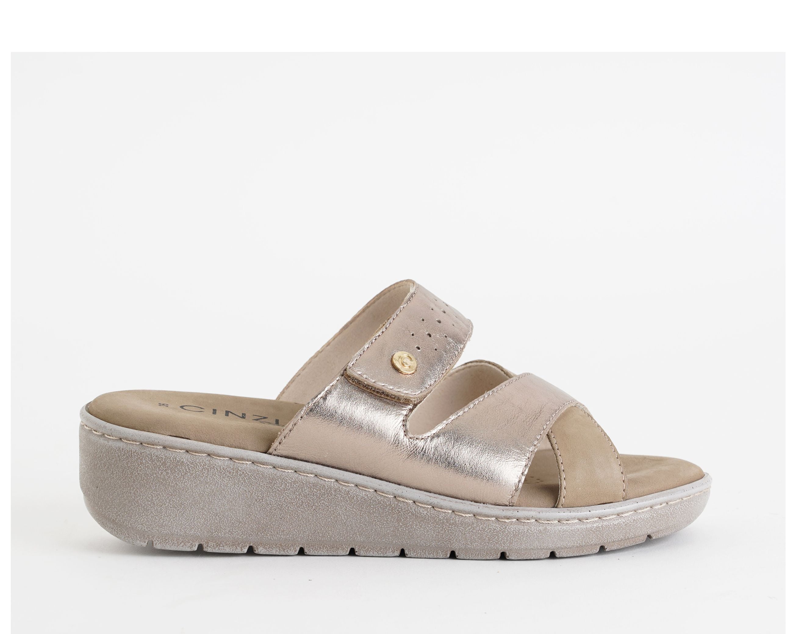 Ciabatta Cinzia Soft SV2724588 White/Silver Donna