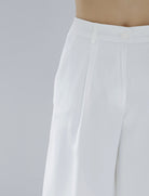 Bermuda con pieghe Access Fashion 63-5115-183 Bianco