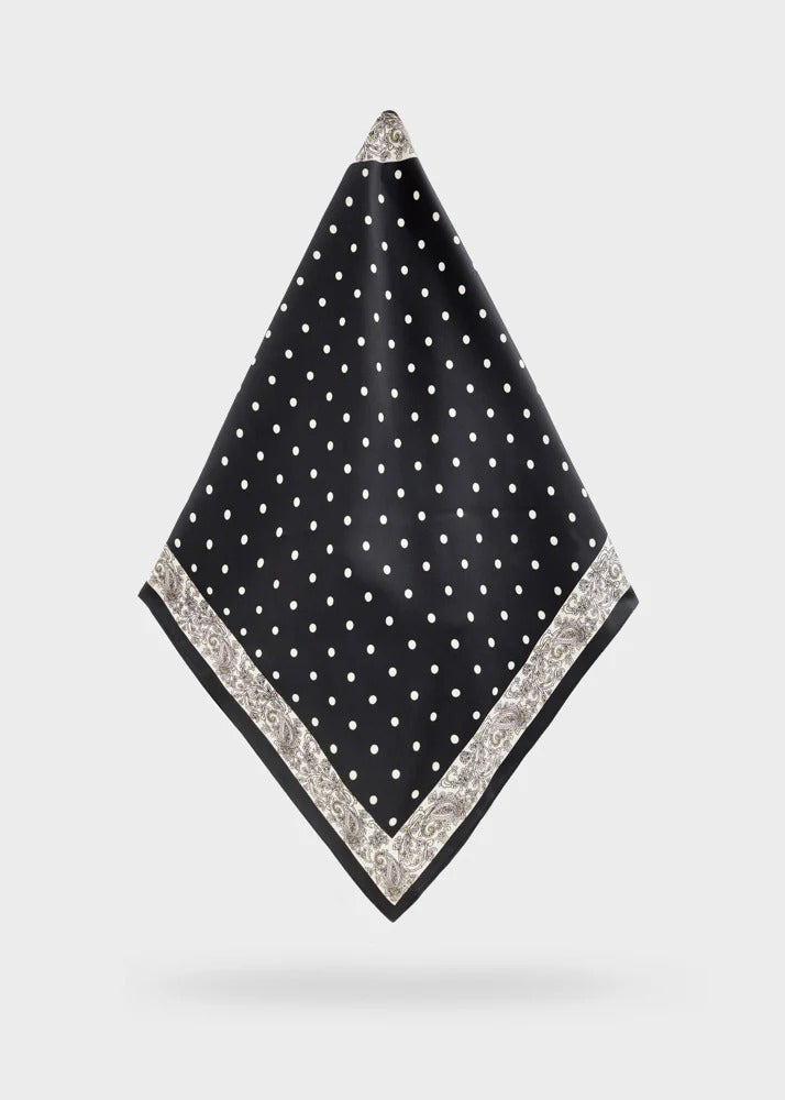 Foulard Nalì BOSC0200 Bianco/Nero Donna