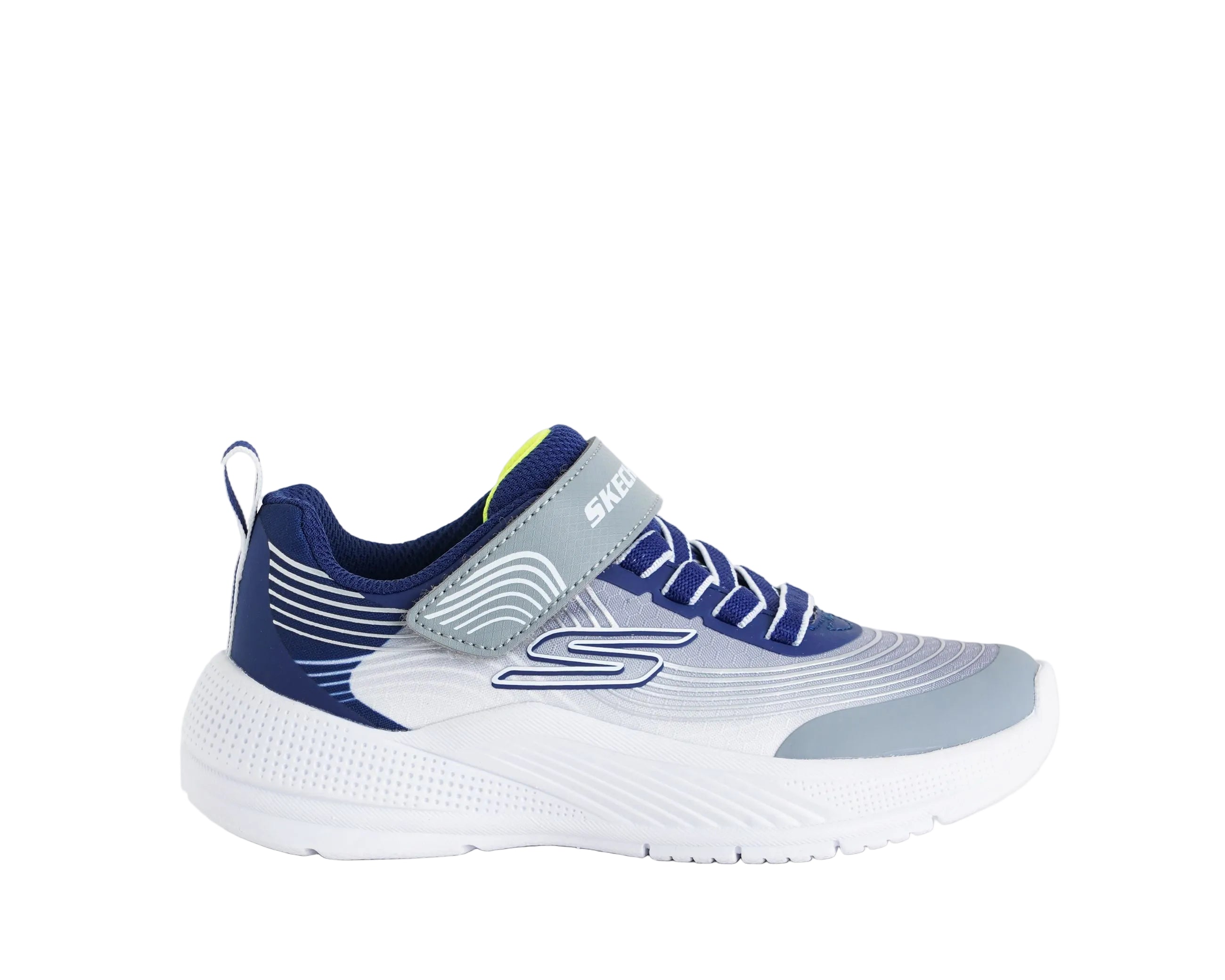 Sneakers Skechers Microspec Advance 403926L navy light grey bambino - Scarpe con chiusura Adaptive taglie 27-34