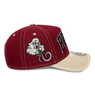 Cappello New Era 9FORTY E-Frame NBA Chicago Bulls City Icon 60856336 uomo colore rosso scuro Dark Red (601)