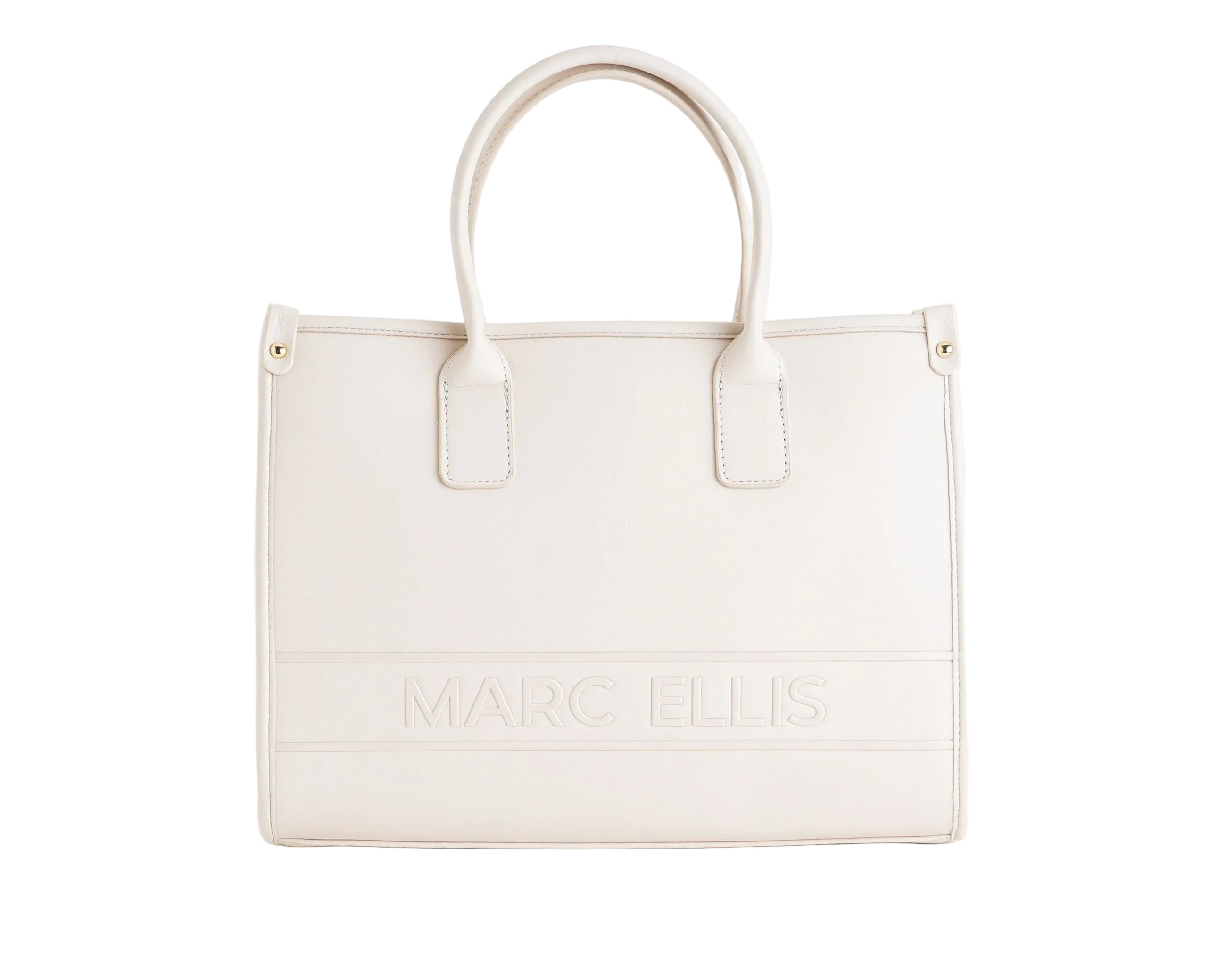 Borsa Marc Ellis Oregon Ml Beige - Visione Frontale
