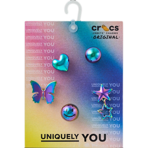 Jibbitz Crocs Iridescent Meta 5 Pack CR.5861 JIB multicolore iridescente - Accessori scarpe Crocs unisex