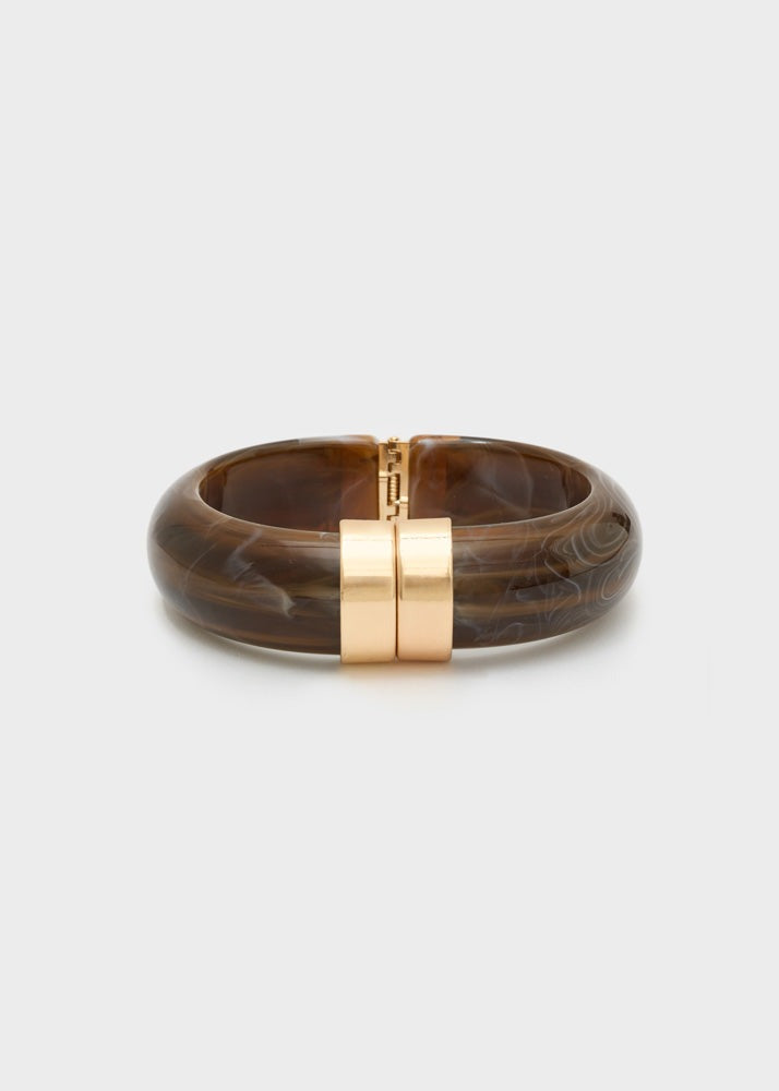Bracciale Nalì Mochi in resina EMBR0461 Marrone Donna