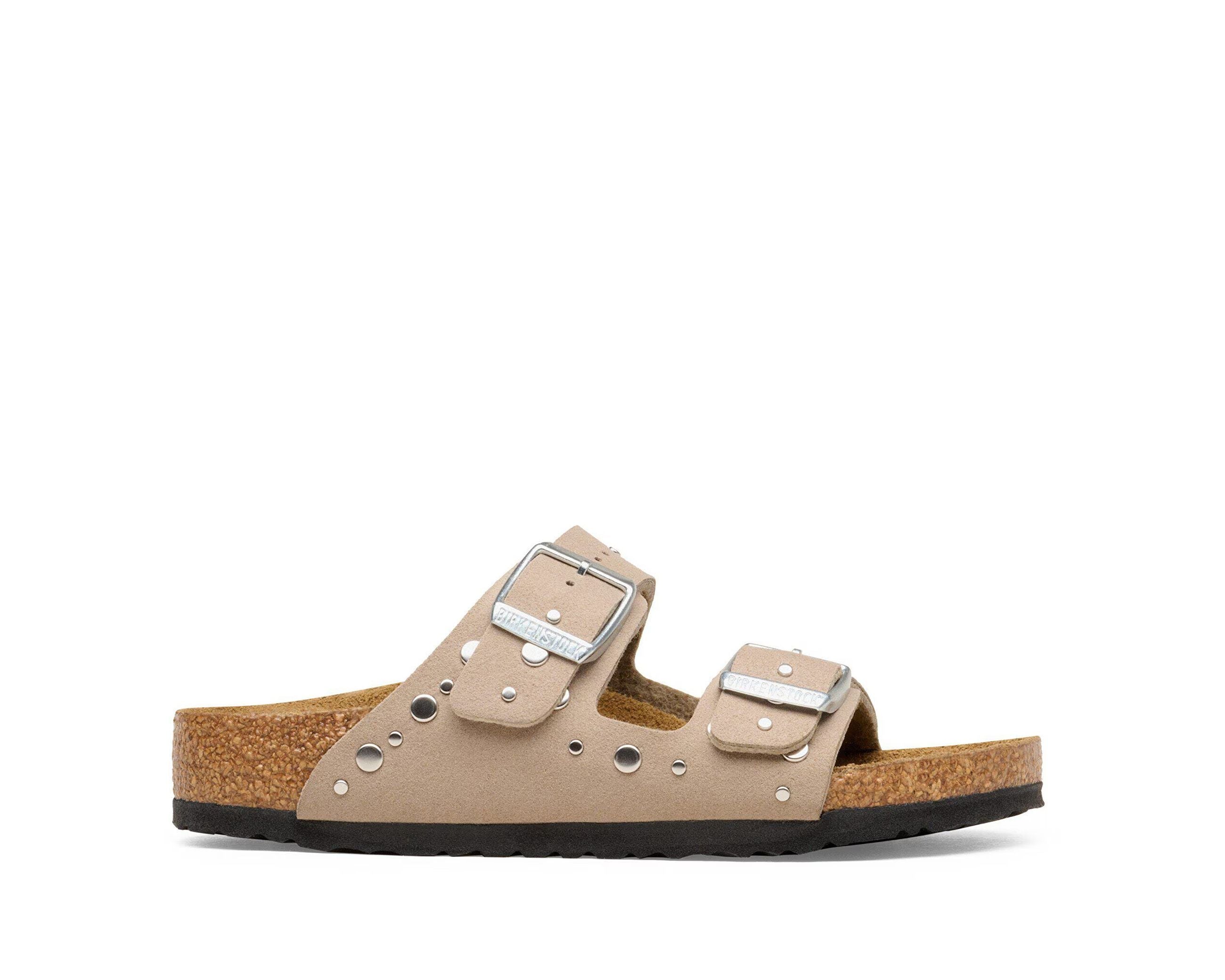 Sandalo Birkenstock Arizona Rivet Border Kids 1031708 Gray Taupe 