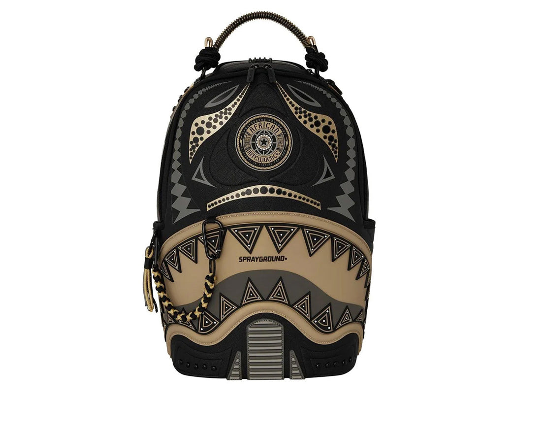 Zaino SPRAYGROUND Ai Wonderland Gold And Black 910B7761NSZ Unisex Uomo Donna