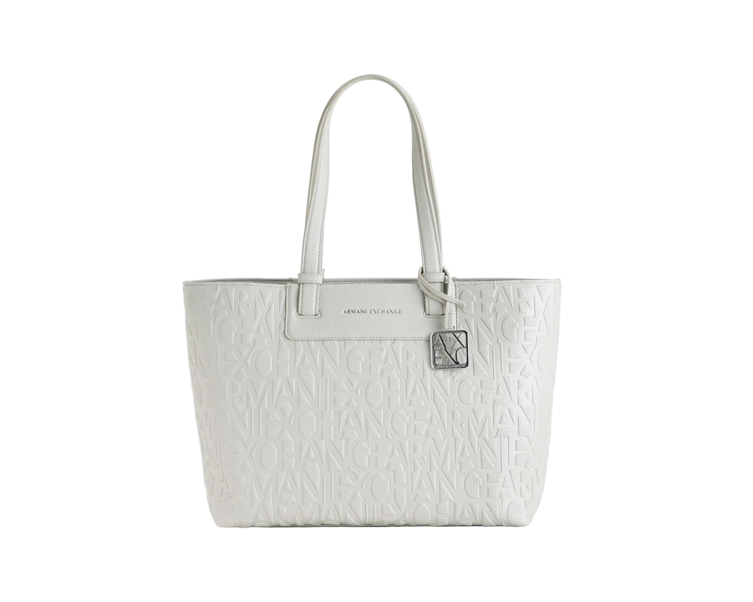 Shopping Bag ARMANI EXCHANGE XW001481AF15774 DUST - similpelle, logo all-over, donna