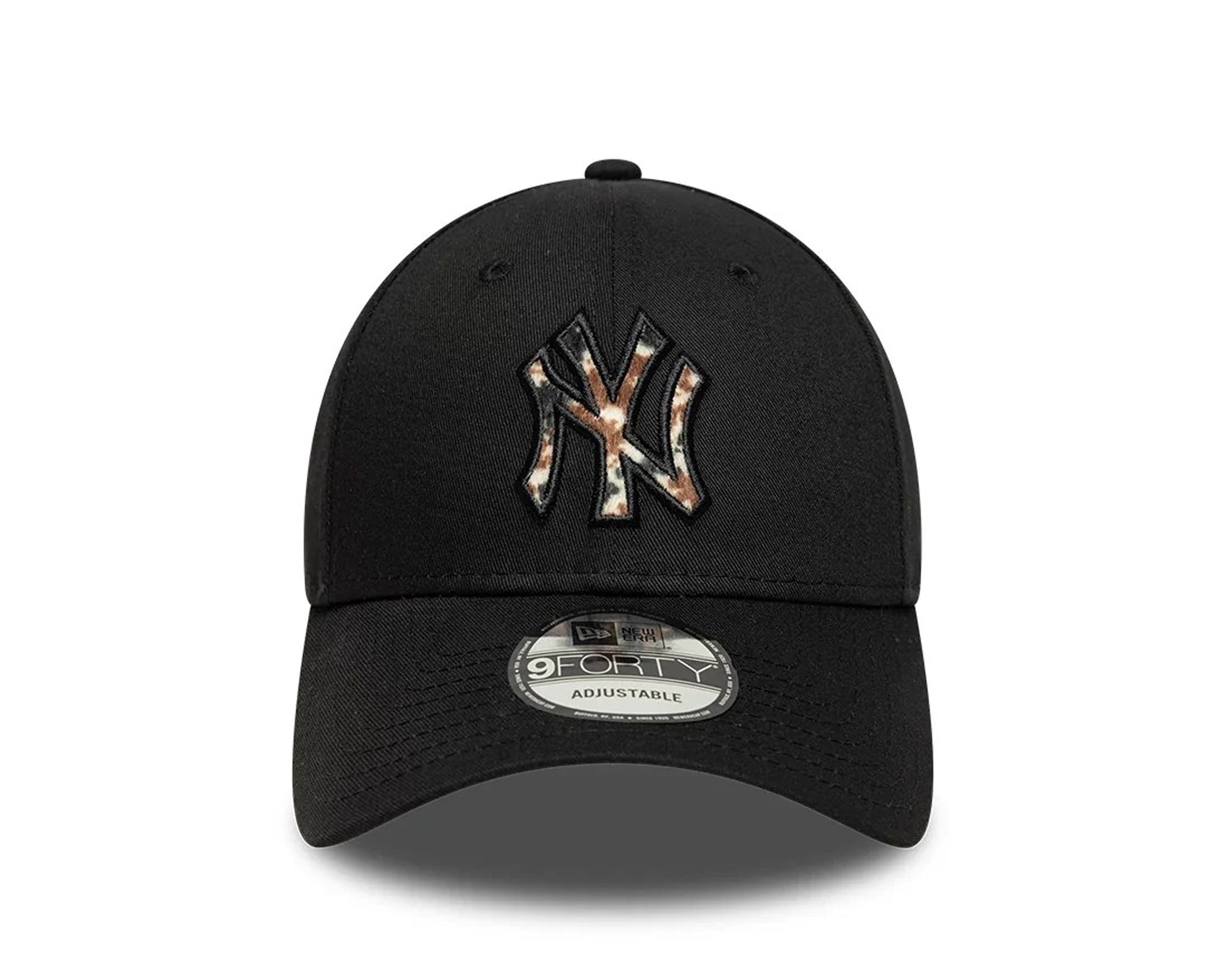 Cappello New Era 60844109 9FORTY New York Yankees Animal Print Nero