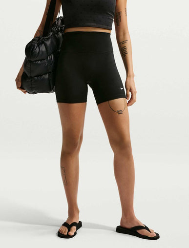 Pantaloncini da ciclista Nike One IO0809-010 donna colore Black/(White)