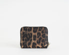 Portafoglio Marc Ellis Sophia Leo camel leo da donna in similpelle, chiusura zip, 8 slot portacarte, 10x12 cm

