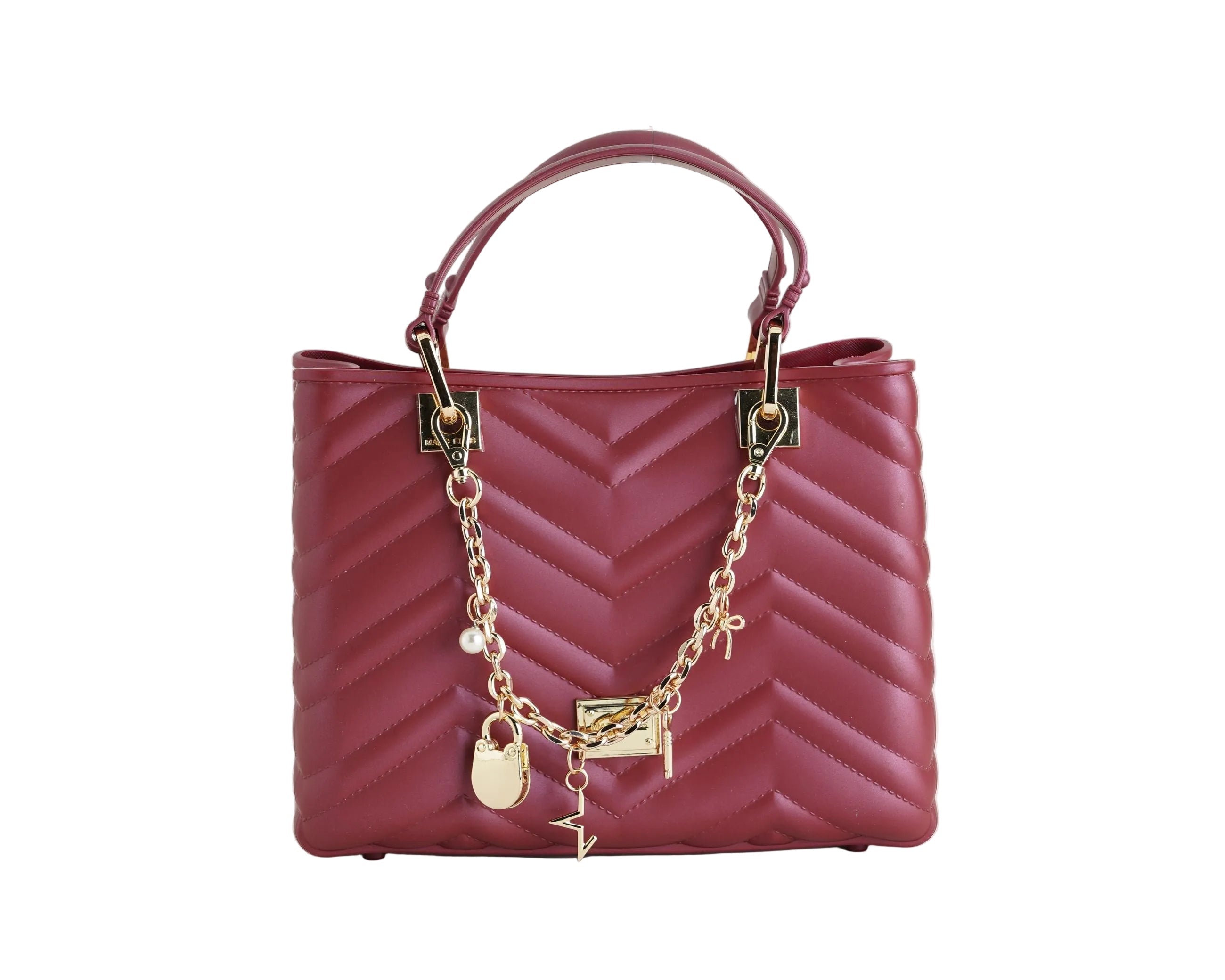 Borsa a mano Marc Ellis Krissy Wave M 27 Burgundy/Light Gold Donna
