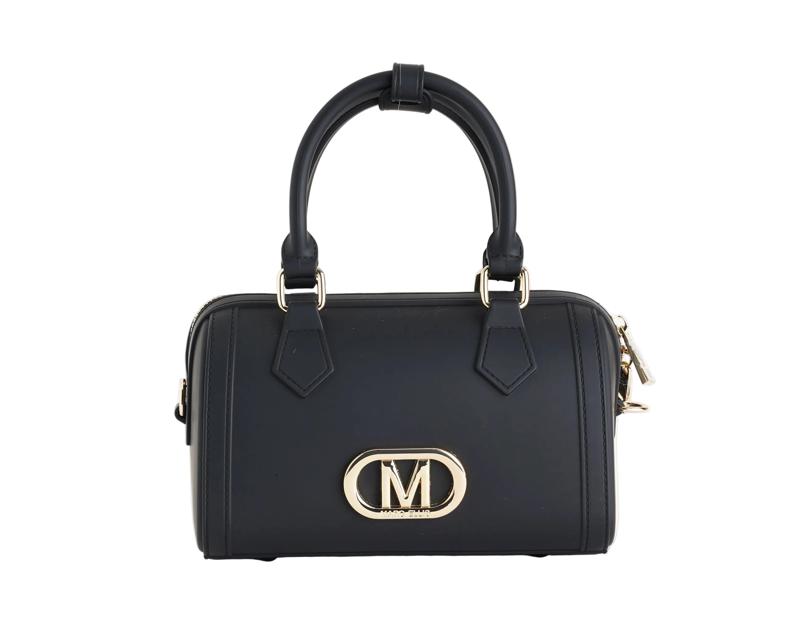 Borsa a bauletto Marc Ellis Flat Estrella M Donna Black Light Gold - Vista frontale