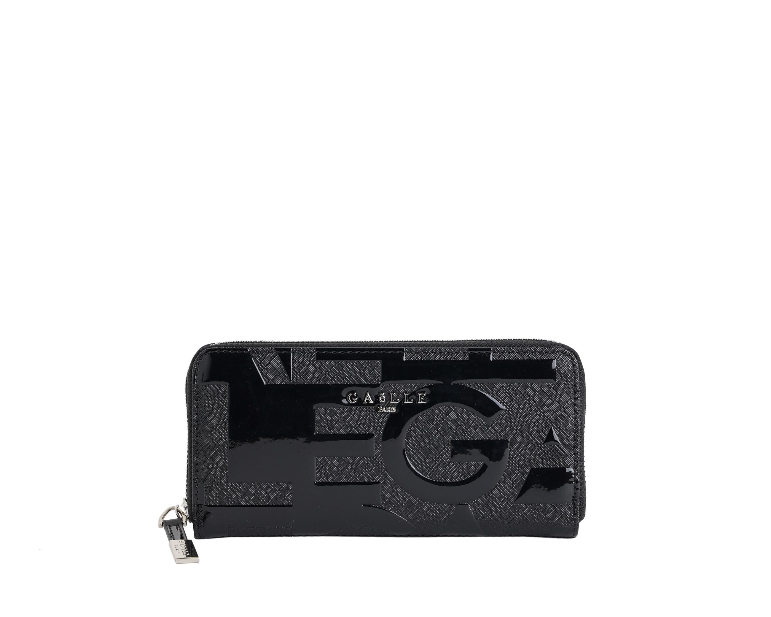 Portafoglio Zip Around Lettering In Vernice GAELLE GAACW02503 Donna