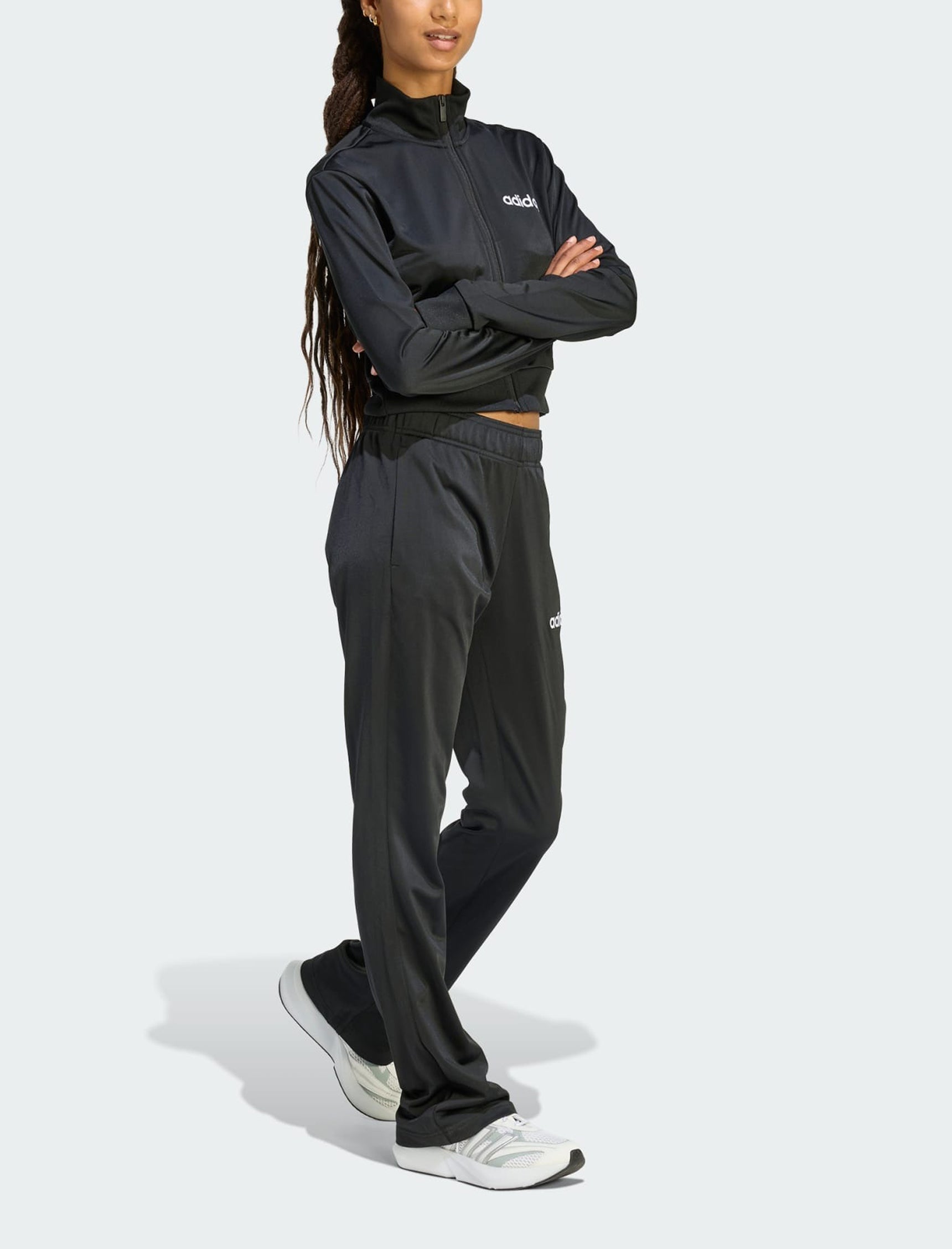 Tuta da ginnastica slim fit Adidas JZ6905 Black 