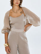 Bolero corto Access Fashion 63-2216-111 Grigio 