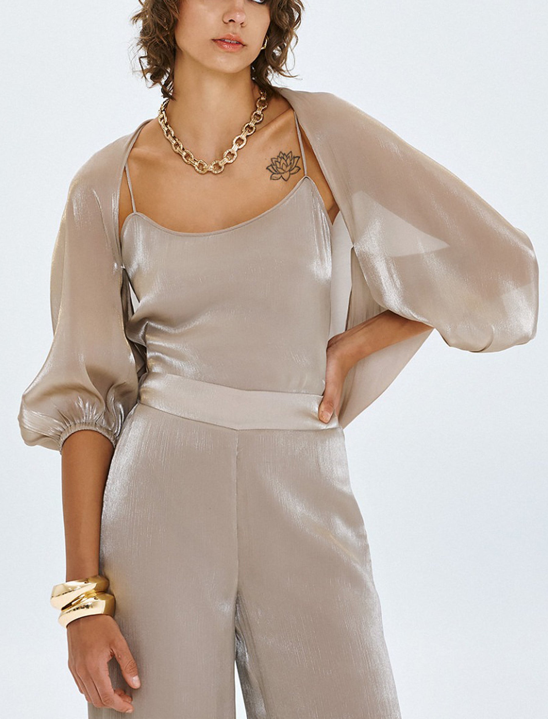Bolero corto Access Fashion 63-2216-111 Grigio 