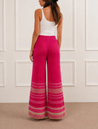 Pantaloni crop Aggel SS64123K Pink Gold