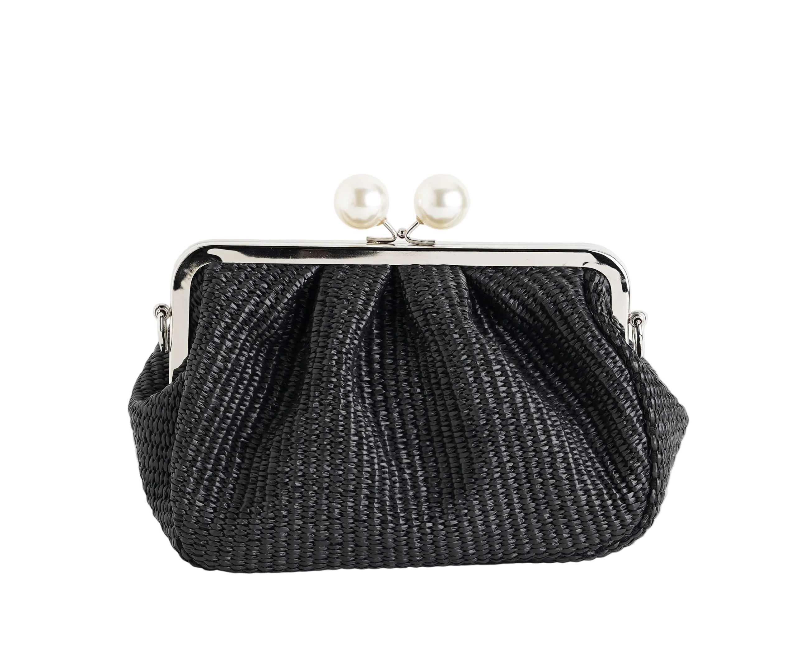 Pochette in Rafia Exe 950 black