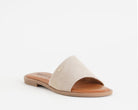 Sandalo basso IGI&CO 1183422 beige da donna in nabuk, calzata slip-on, soletta in pelle e suola in gomma
