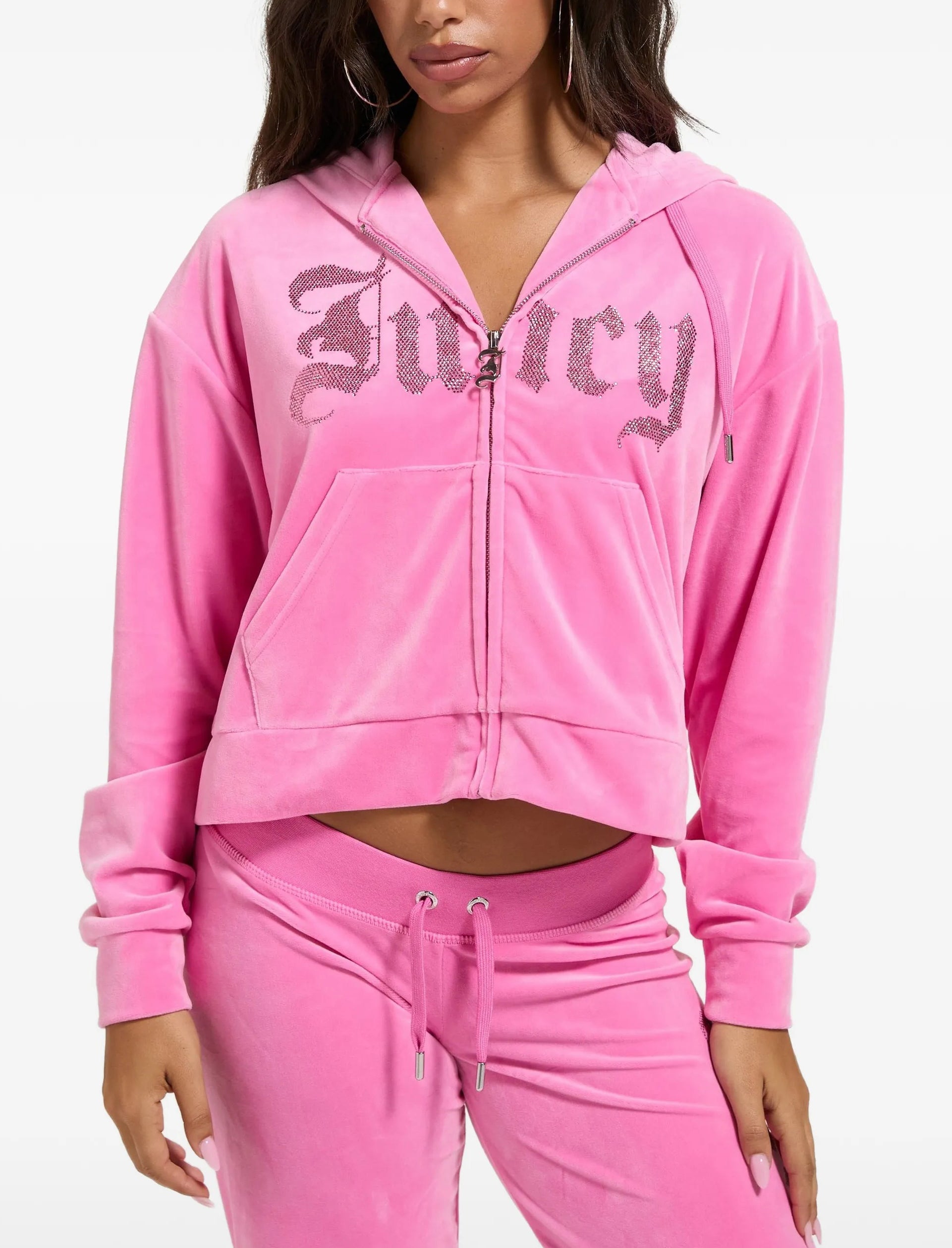 Felpa Juicy Couture Iccle Old Gothic VIJH71047WPFWO8 Wild Orchid Donna