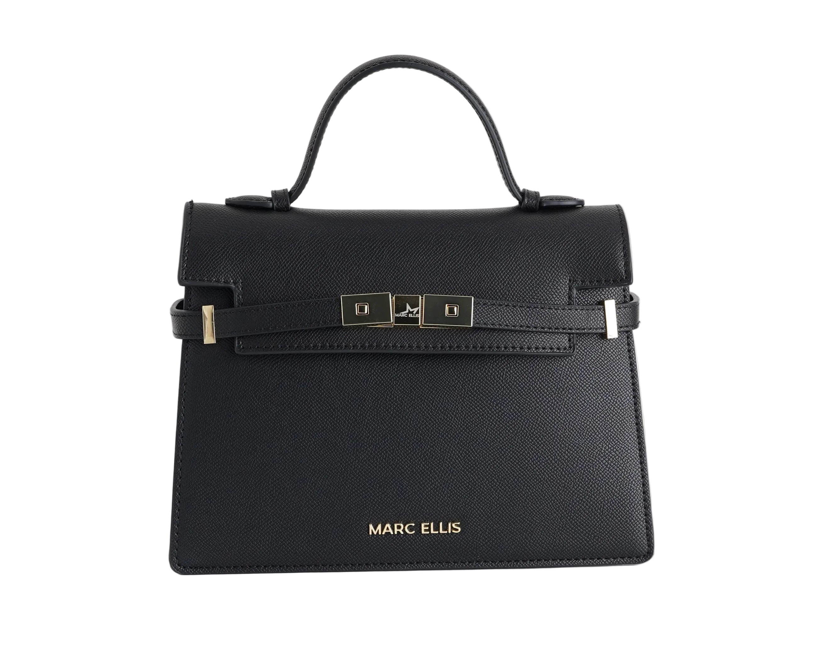 Borsa a mano Marc Ellis Around M 26 Donna Black Light Gold - Vista frontale