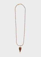 Collana lunga Nalì Partenope KACL0021 Oro/Marrone 