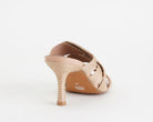 Sandalo con tacco Bibi Lou Palmo 883Z69HG natural da donna, tomaia in tessuto e tacco 7 cm

