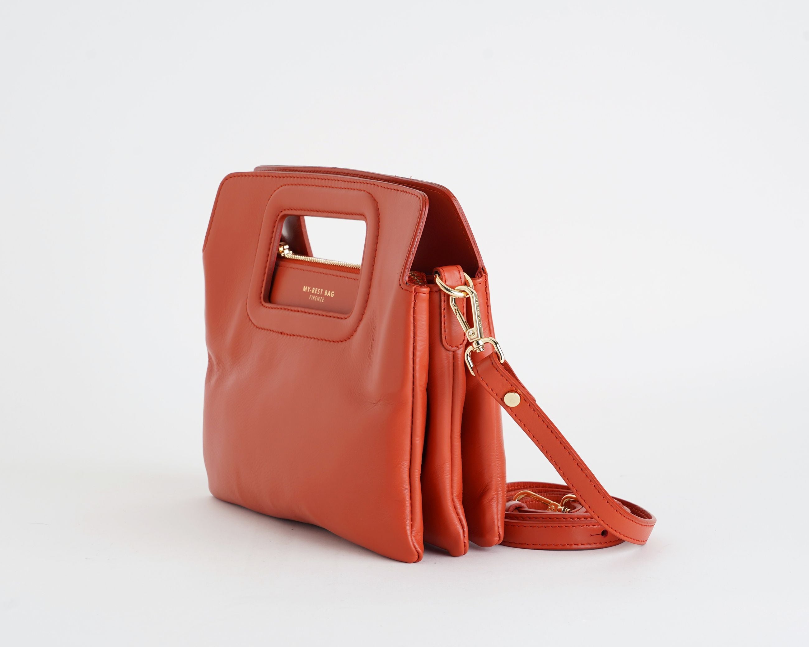 MY BEST BAG S1-MYB-2033 Borsa a Mano Viktoria Donna Papaya

