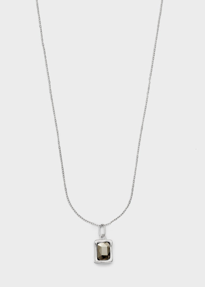 Collana con pietra Nalì EMCL1344 Ematite/Argento Donna