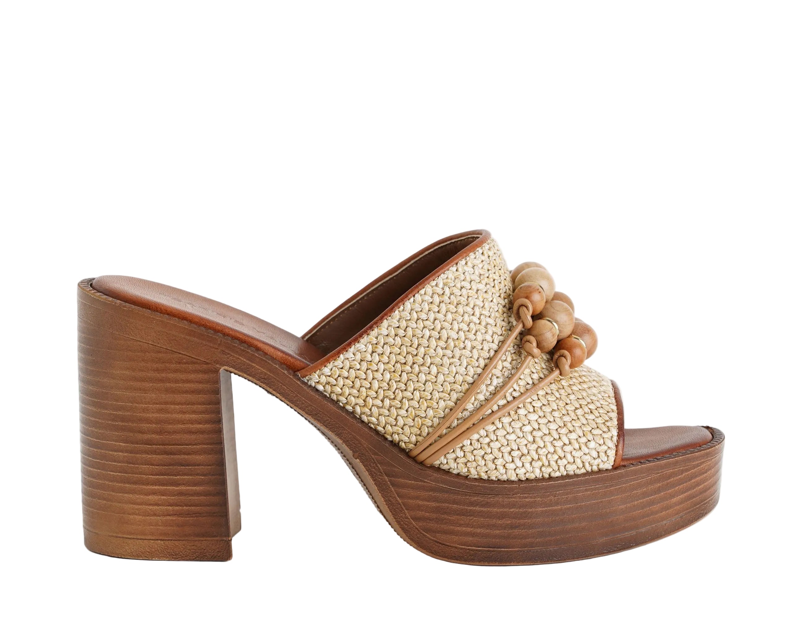 Sandalo Tsakiris Mallas 551 Cecilia Beige Wicker