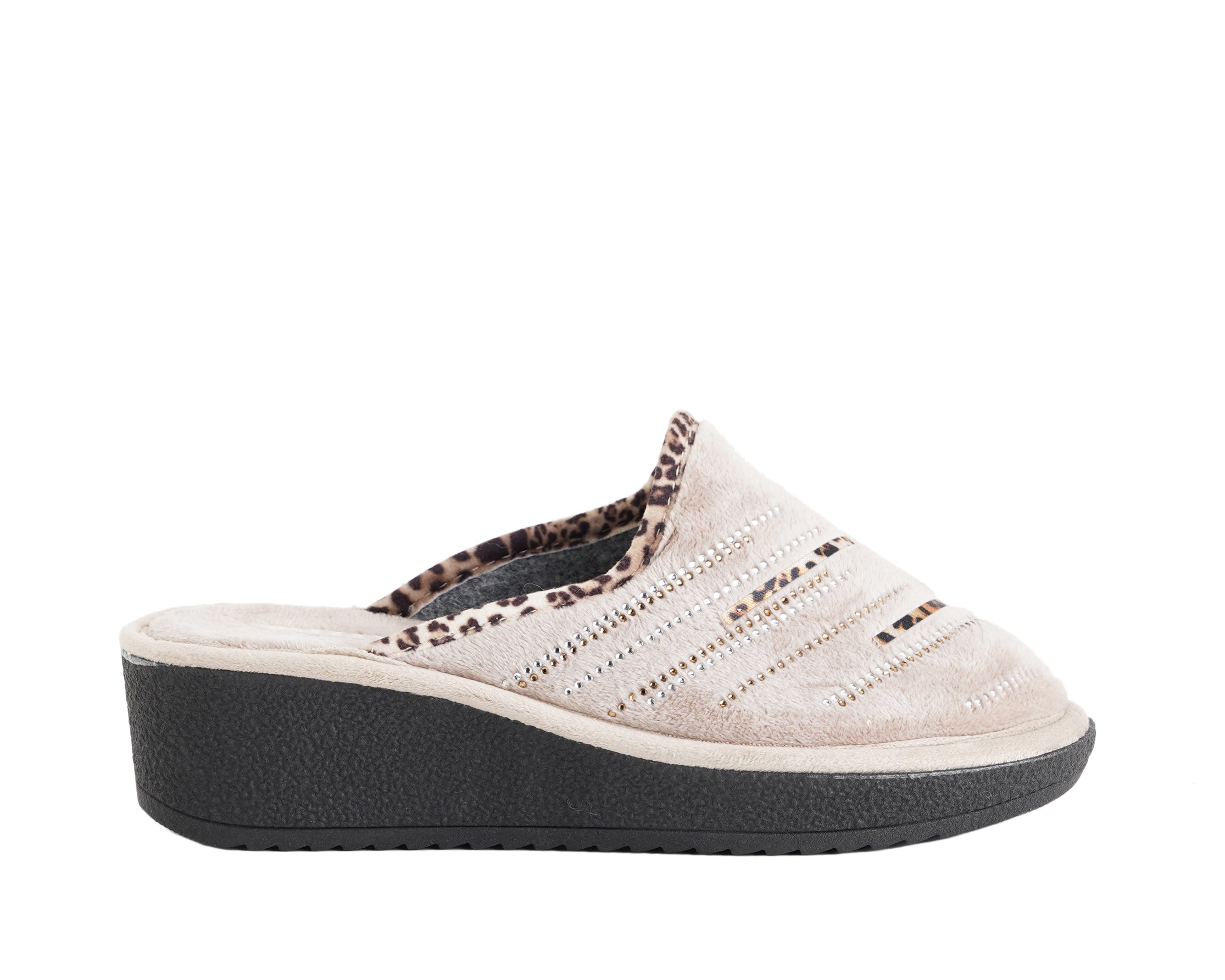 Pantofola VALLEVERDE 58251 Ecru Donna