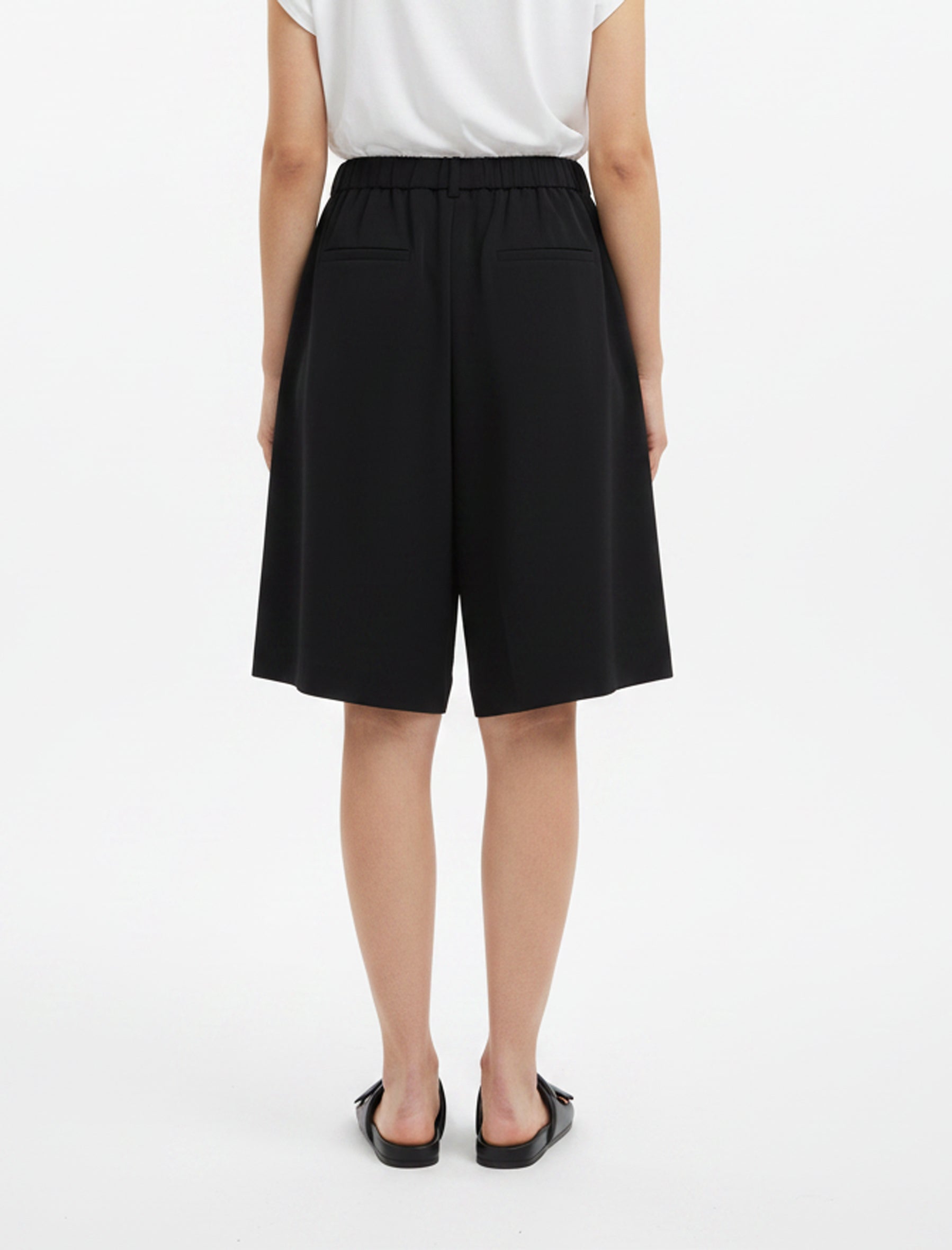 Bermuda elegante Anonyme P36ST229 Nero