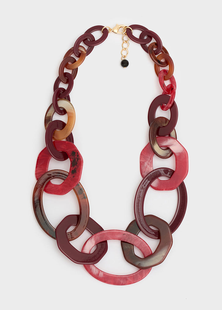 Collana NALI' Ovali DUCL0061 Bordeaux Donna