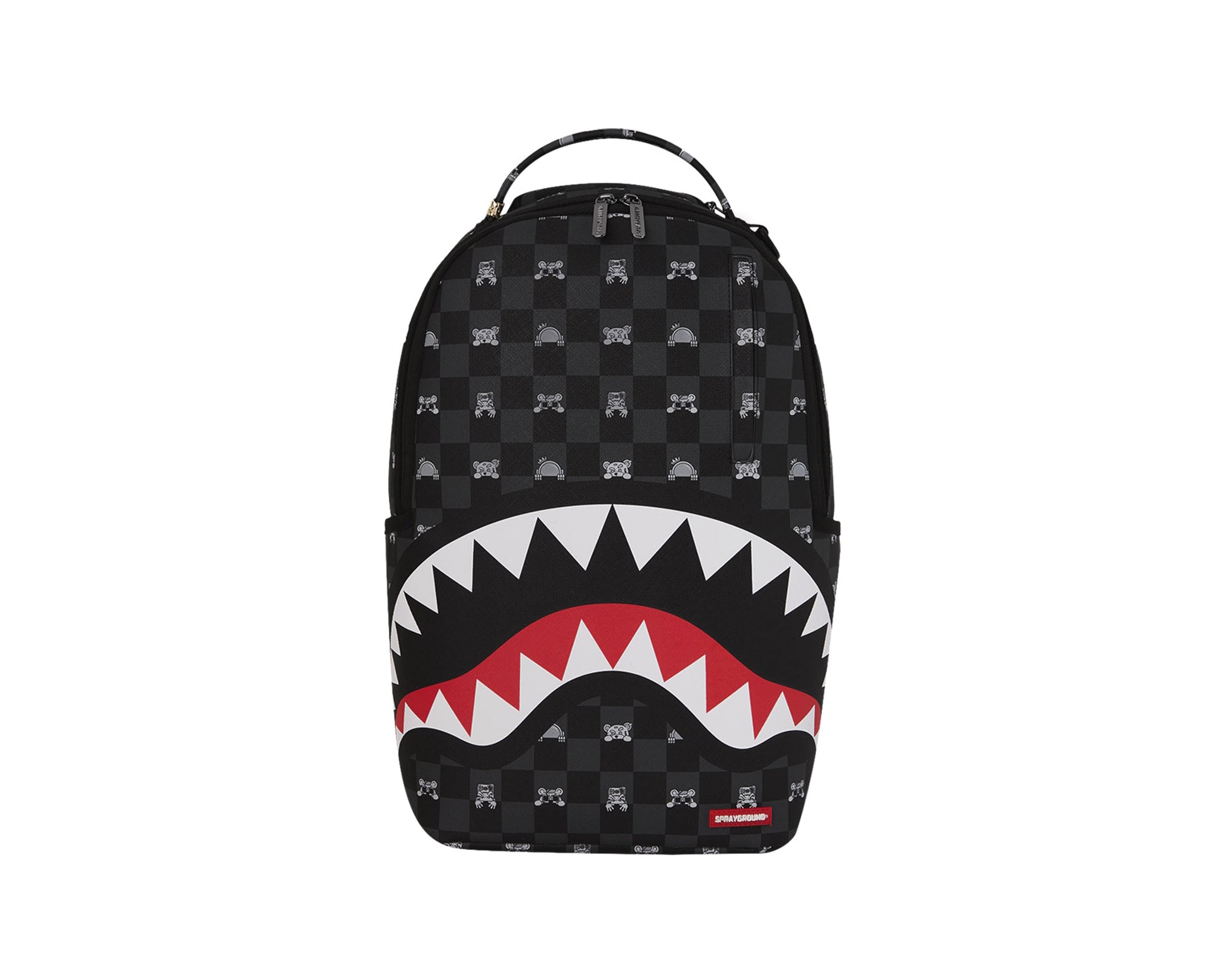 Zaino Sprayground Gray Peeking Character Check Dlxsv 910B8872NSZ Unisex Uomo Donna