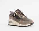 Sneakers con zeppa Keys K-13610 Taupe