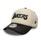 Cappello New Era 9FORTY E-Frame LA Lakers NBA City Icon 60856278 uomo colore crema Light Beige (270)