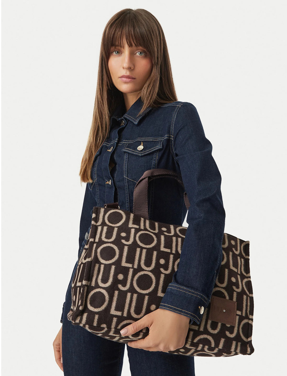 Tote Bag Liu Jo 2F6037 T2742 Testa di Moro