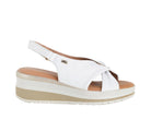 Sandalo alto VALLEVERDE VGI320W PERLA - nappa, zeppa 55 mm, donna