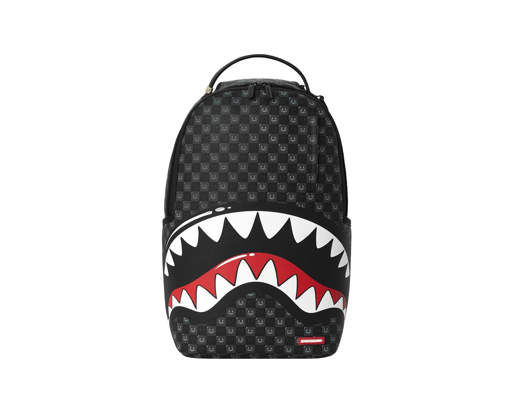 Zaino Sprayfground Sharks In Paris Wtf Bubbly Black Check Backpack 910B8633NSZ Unisex Uomo Donna