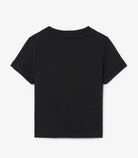 T-shirt Lacoste TJ0777 nero unisex bambino - tecnologia Ultra Dry, cotone organico, taglie 8A-16A