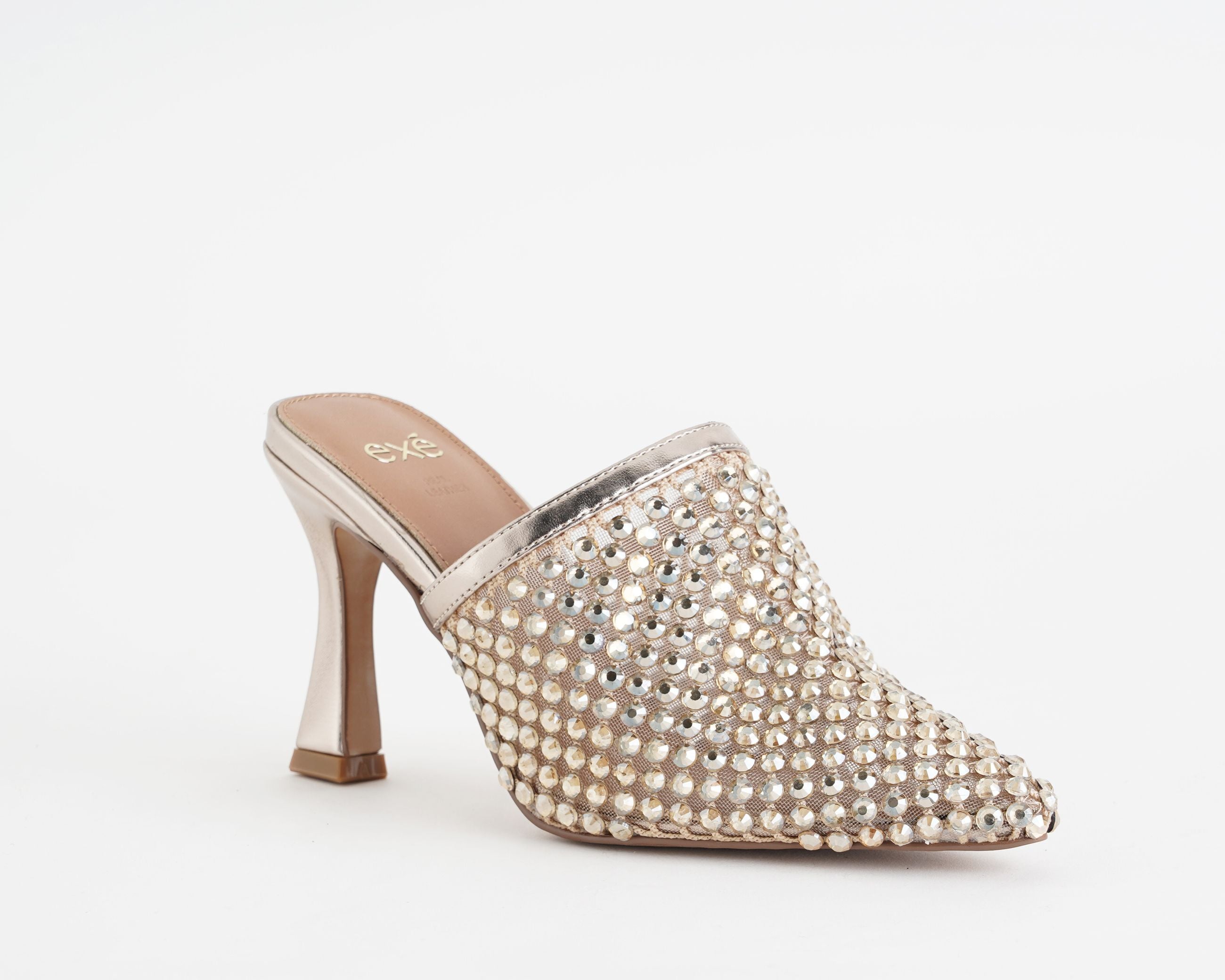 EXE LAMINA-285 Light Gold Strass