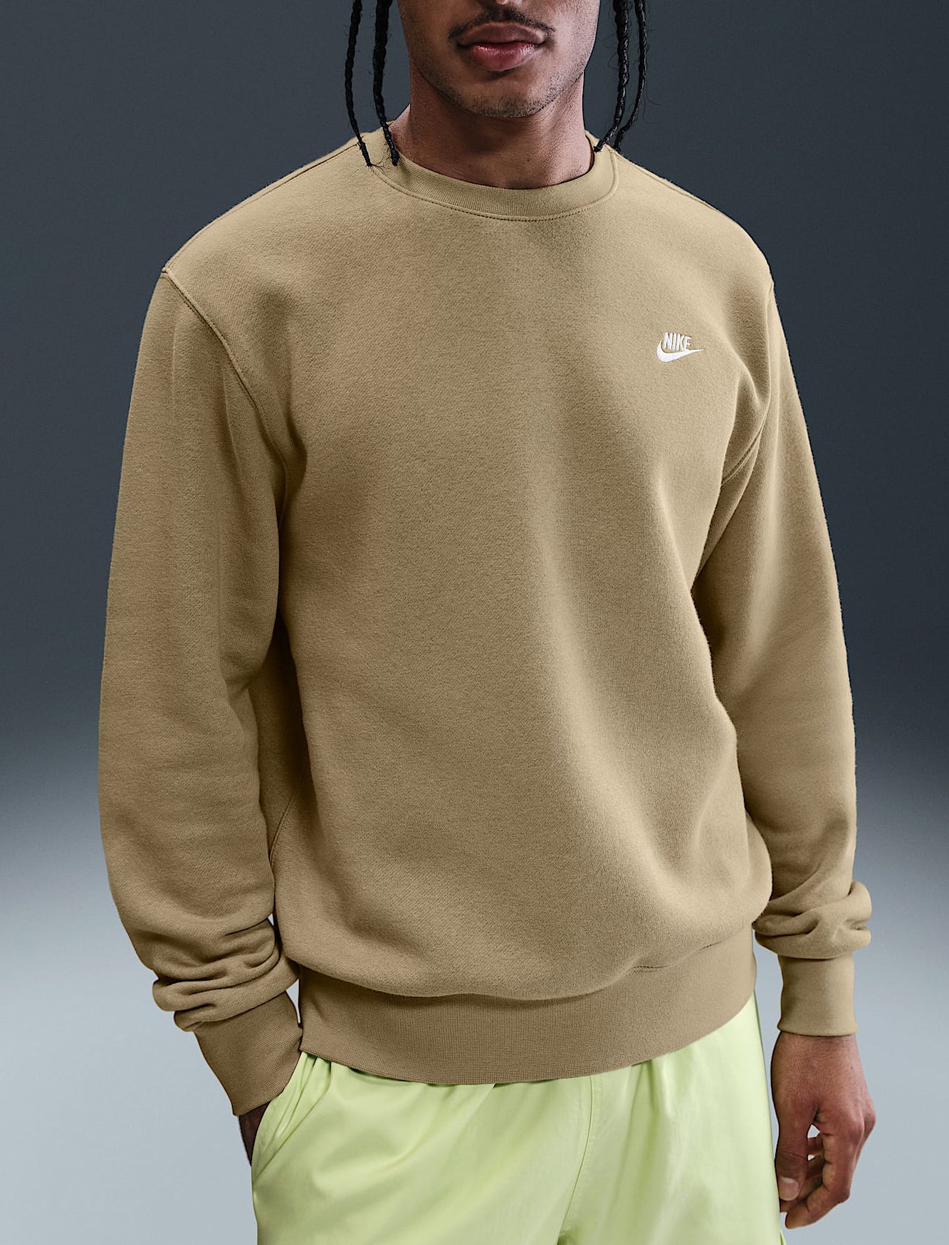 Felpa girocollo Nike Club FN3886 297 Uomo