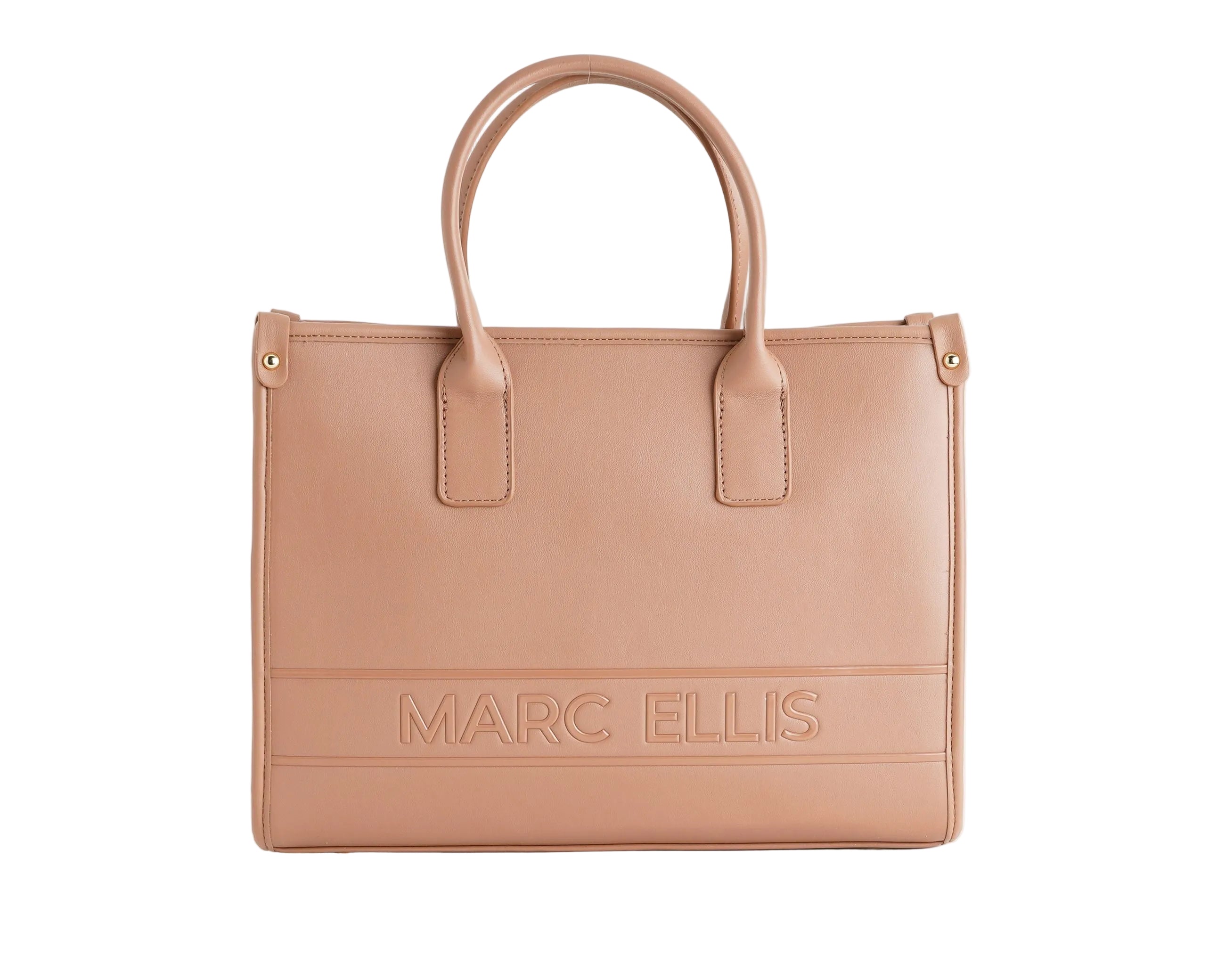 Borsa Marc Ellis Oregon Ml Moka Mousse - Visione Frontale
