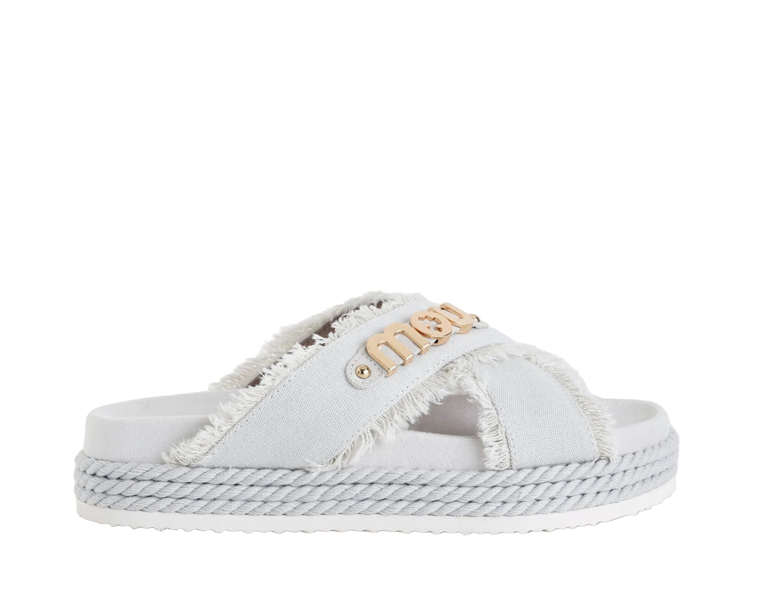 Sandalo Mou Criss-cross sandal recycled canvas MU.SW451005K Donna