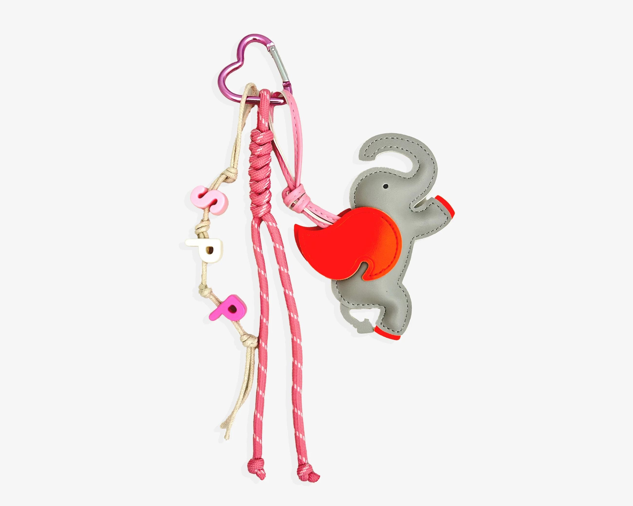 Charms Sécret Pon-Pon SPP 03 Rosa Donna – portachiavi o charm per borsa, colore Pink
