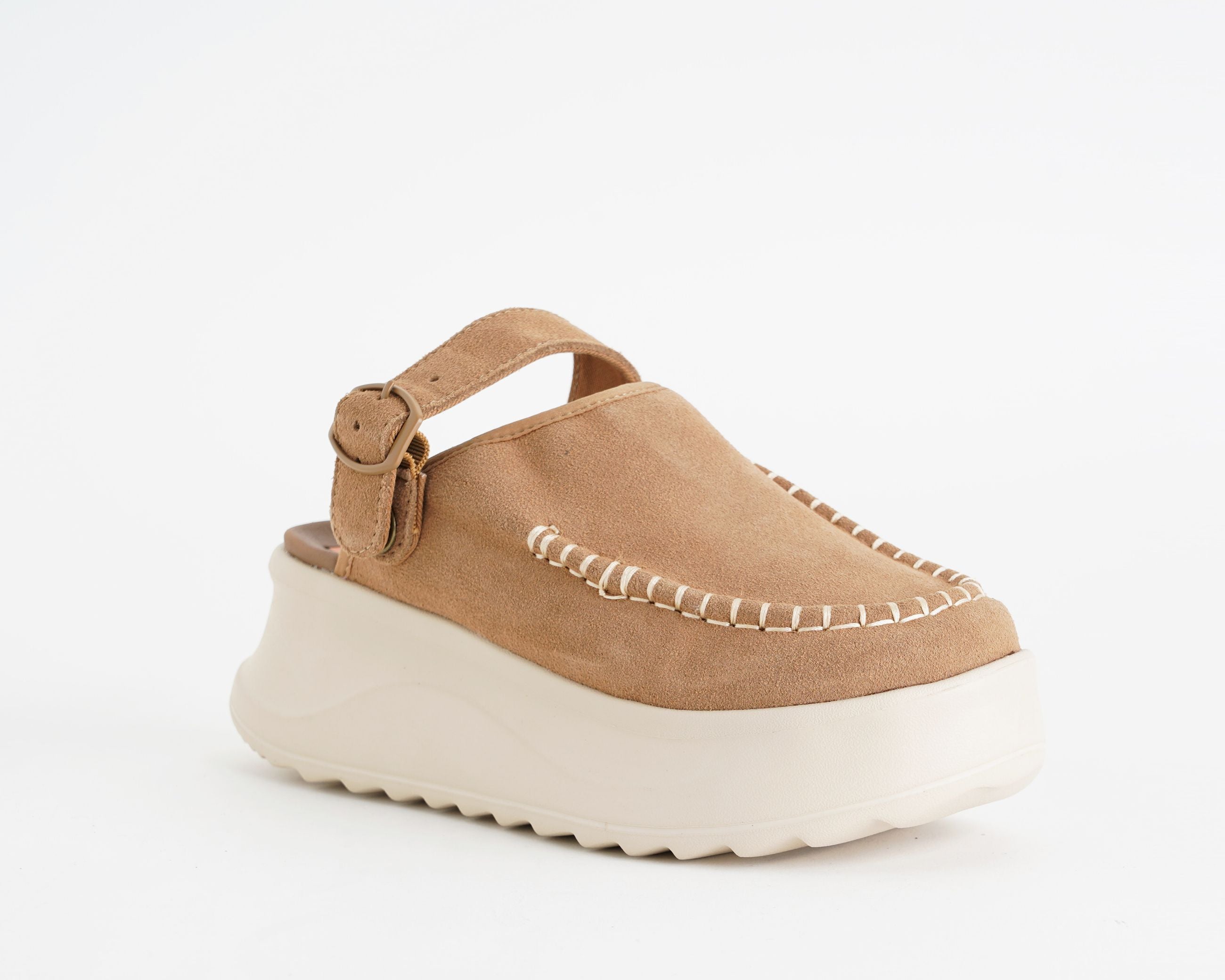 Sabot slingback Hey Dude Delray Clog Suede HD.44259 Tan
